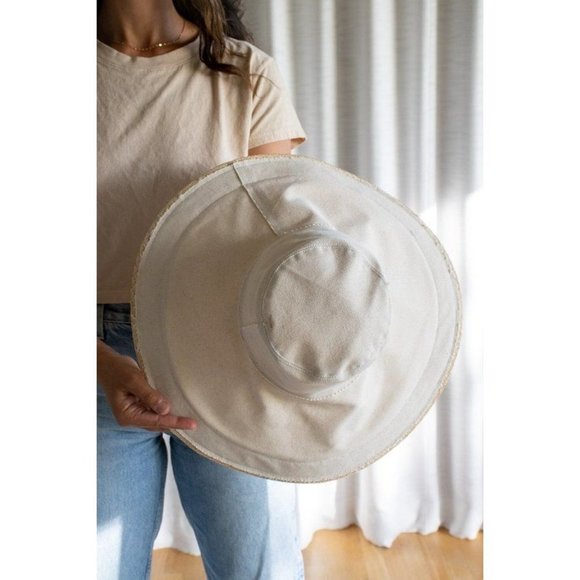 Everything But Water Lola Hat - Elegant Cream Wide-Brim Hat. Brand new! - Picture 8 of 13
